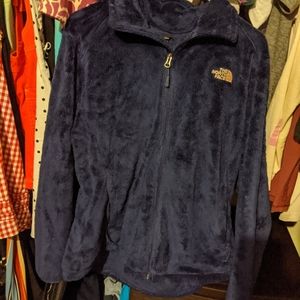 The North face fluffy navy jacket XL like new